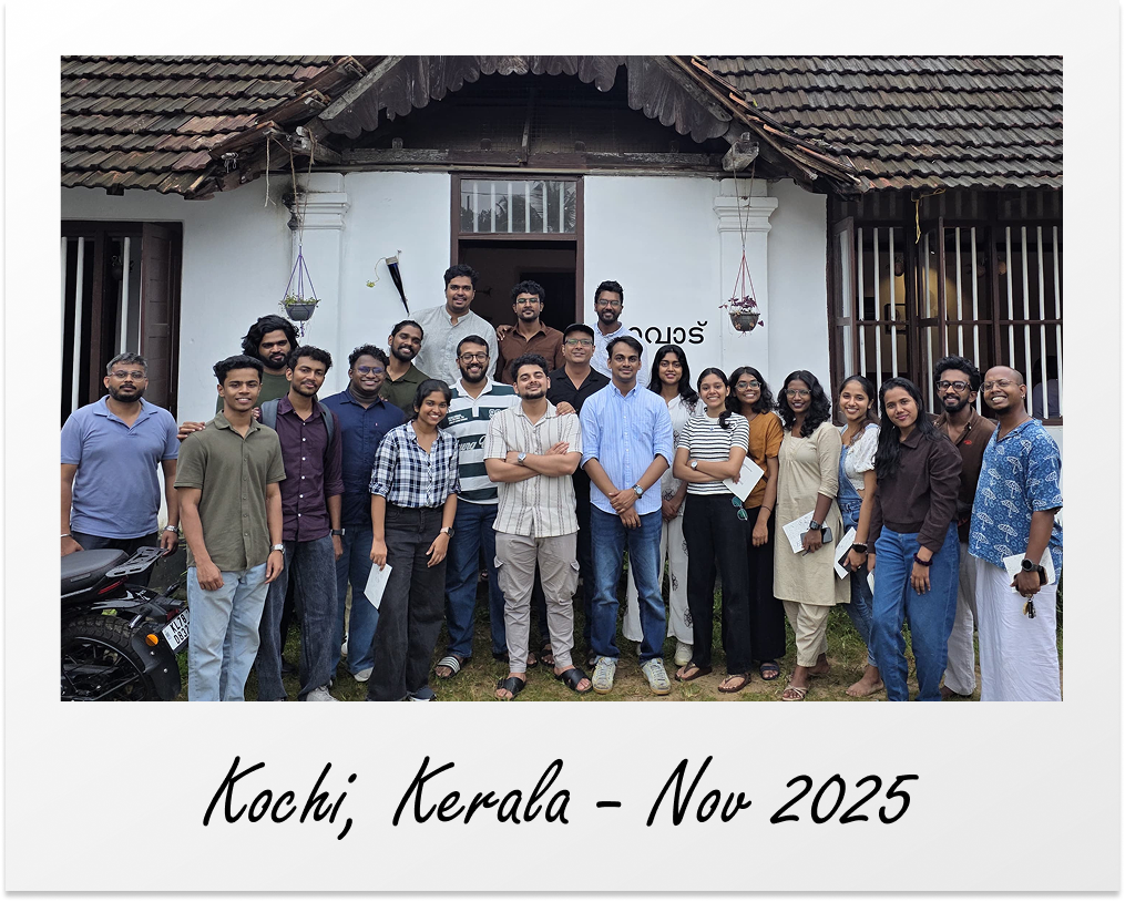 Kochi, Kerala - Nov 2025 meet ups
